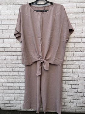 No Brand 020 brown (50-54 54-56) (лето) костюм женские