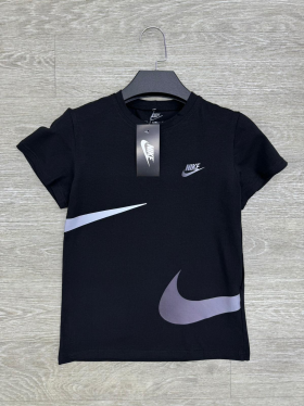 No Brand 01-2-2 black (лето) футболка детские