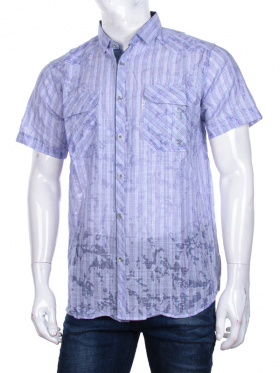 No Brand A1250 purple (лето) рубашка мужские