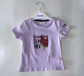 No Brand BB137 lilac (лето) футболка детские