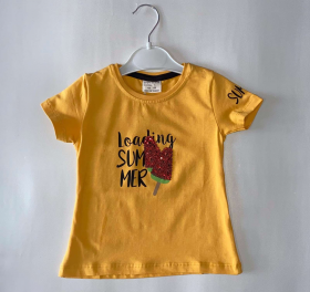 No Brand BB139 yellow (лето) футболка детские