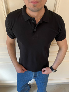 No Brand 1414 black (лето) футболка мужские