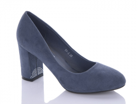 Qq Shoes B6-2 blue (деми) туфли женские
