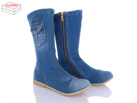 Ersax 314 синий (деми) ботинки женские