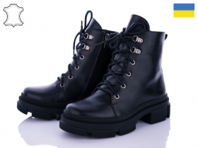 Stella 260-4 чорний (деми) ботинки женские