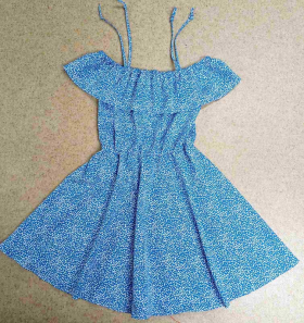 No Brand Q001-18 blue (лето) платье детские