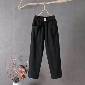 No Brand 920-1 black (лето) штаны женские