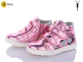 Clibee P543 pink (деми) ботинки детские