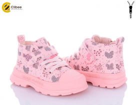Clibee P709 pink (деми) ботинки детские