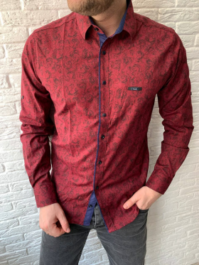 Varetti S1973 red (деми) рубашка мужские