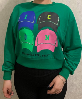 No Brand 0129 green (деми) свитер женские