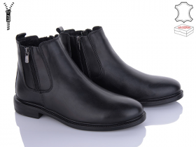 Boots A005 black (зима) ботинки мужские