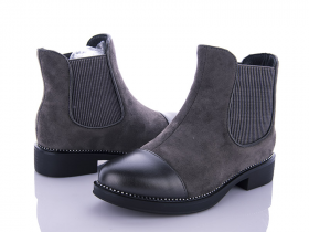 Apawwa DQ69 grey (деми) ботинки детские