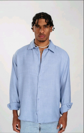 Comfort 184 l.blue (деми) рубашка мужские