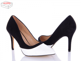 S.S EK77 white-black (деми) туфли женские