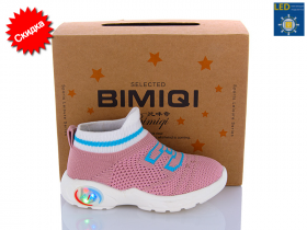 Bimiqi 17-996677 рожевий LED (деми) кроссовки детские