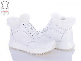 Jessica ZJ2302W white (зима) ботинки женские