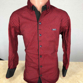 Paul Semih РД0402-5 красный с черн встав (деми) рубашка детские