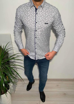 Varetti S1991 grey (деми) рубашка мужские