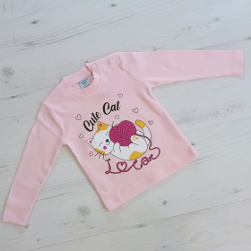 No Brand 10041-2 pink (деми) свитер детские