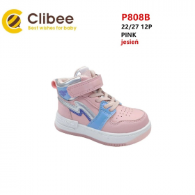 Clibee Apa-P808B pink (деми) кроссовки детские