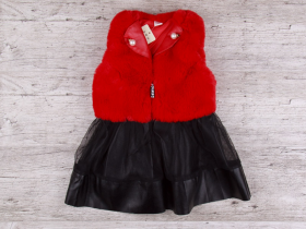 No Brand 1811 red (деми) платье детские