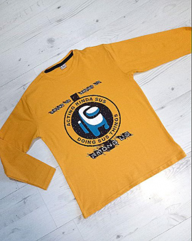 No Brand 4392 yellow (деми) свитер детские