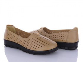 Yaqiniao 5085 brown (лето) туфли женские
