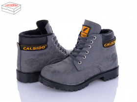 Calsido A506 grey термо хутро (36-39) (зима) ботинки 