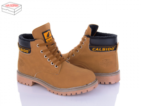 Calsido A506 yellow термо хутро (36-39) (зима) ботинки 