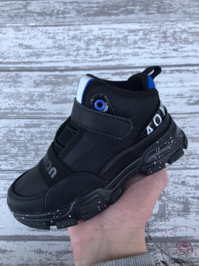 Apawwa Apa-MQ54 black-blue (деми) ботинки детские