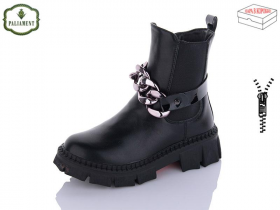 No Brand 2106B black (зима) ботинки детские