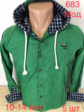 Normani Kids 683 green (10-14) (деми) рубашка детские