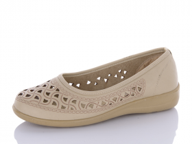Yuemingzu 211 beige (лето) туфли женские