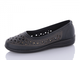 Yuemingzu 211 black (лето) туфли женские