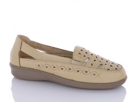 Yuemingzu 213 beige (лето) туфли женские