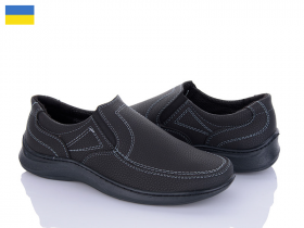 Kindzer T10 чорний (деми) туфли мужские