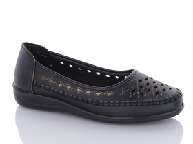 Yuemingzu 509 black (лето) туфли женские