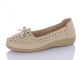 Yuemingzu 510 beige (лето) туфли женские