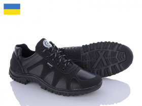 Kindzer UA15 чорний (деми) кроссовки мужские