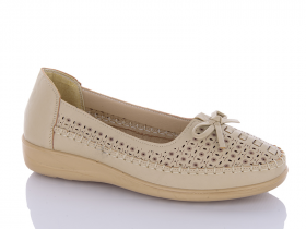 Yuemingzu 511 beige (лето) туфли женские