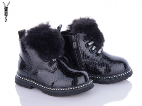 Apawwa TQ236-2 black (деми) ботинки детские