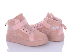 Apawwa TQ802 pink (деми) ботинки детские
