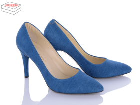Ersax 0120 синий (деми) туфли женские