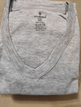 No Brand 0212 grey (2XL) (лето) футболка мужские
