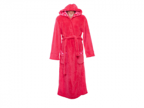 Mim-Tex Длинный розовый горох (зима) халат женские