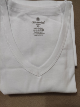 No Brand 0212 white (3XL) (лето) футболка мужские